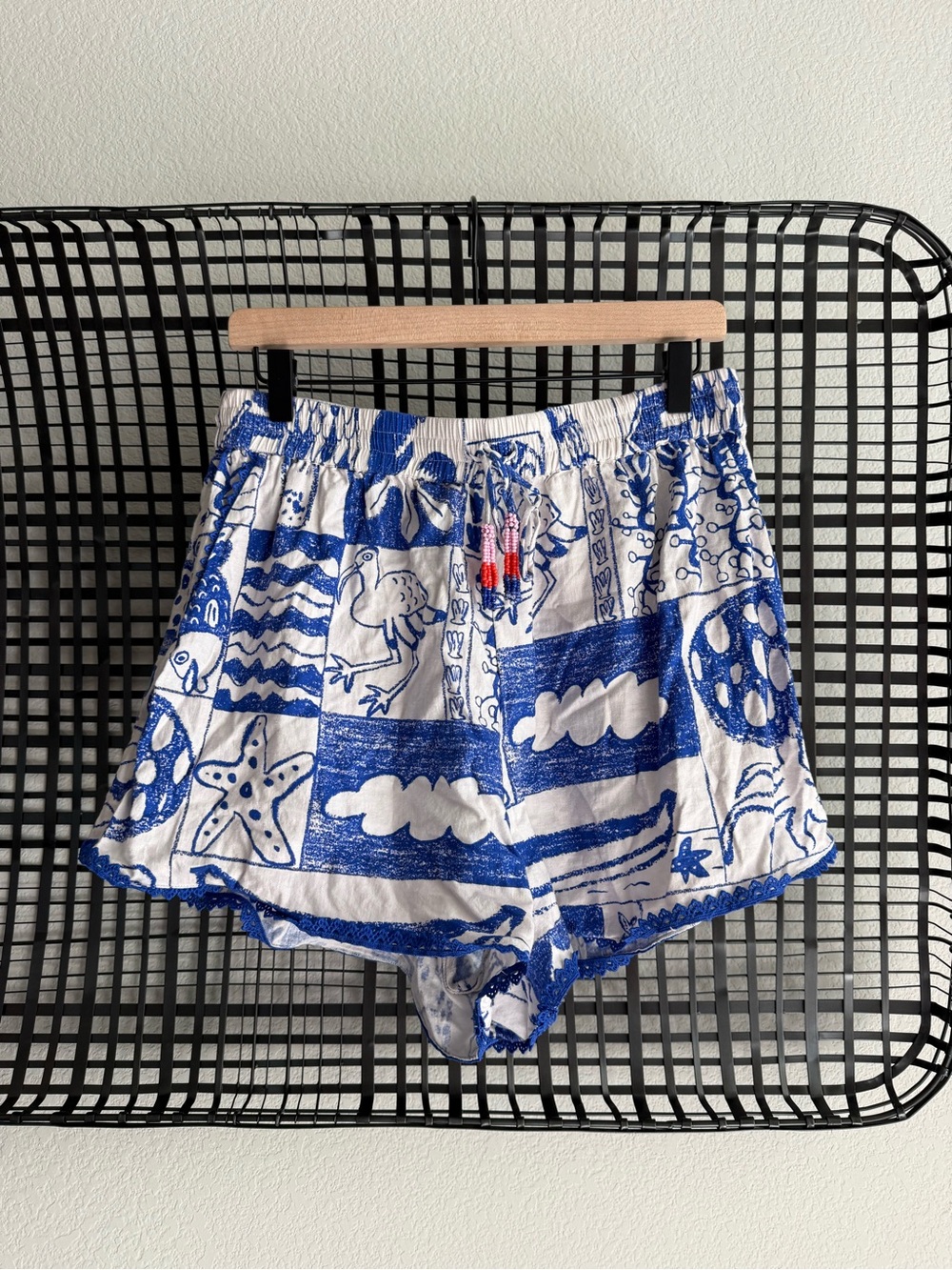 Farm Rio Linen Printed Shorts